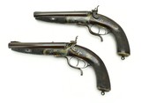 "Beautiful Cased Pair of Howdah Pistols by Alex Henry (AH5091)" - 2 of 21