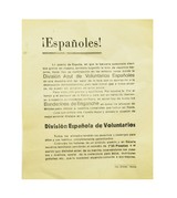 "Original Spanish Volunteer Notice (MM1288)" - 1 of 1