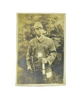 Amazing Picture of Japanese WWII Pilot dated 1942 (MM1302) - 1 of 2