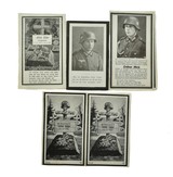 Lot of German WWII Death Cards (MM1305) - 1 of 2