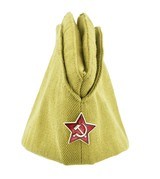 WWII Russian Army Pilotka Garrison Cap (MH450) - 1 of 6