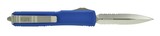 Microtech Ultratech Blue Satin Partial Serrated Automatic (K2100) - 2 of 2