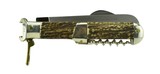 Lepre Coltellerie Stag Handled Large Folding Hunting Knife (K2117) - 1 of 4