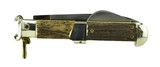 "Falcon Stag Handled Large Folding Hunting Knife (K2118)" - 2 of 4