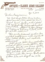 Very Rare 1st Shipment Colt Single Action Army Nickel Plated Revolver (C15096)- 9 of 12