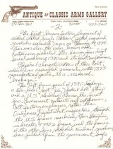 Very Rare 1st Shipment Colt Single Action Army Nickel Plated Revolver (C15096)- 10 of 12