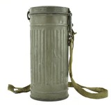 German WWII Gas Mask Canister with Straps (MM1313) - 1 of 3