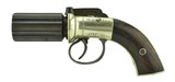 English 6-Shot .36 Caliber Pepperbox by Collins. (AH5184) - 4 of 5