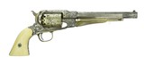 "Contemporary Engraved Remington 1858 New Model Revolver (AH5197)" - 6 of 9