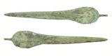 "Bronze Age Luristan Spear Point with Short Sword Spear and Small Knife (MGJ1359)" - 3 of 3