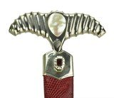"Hank Ishara Custom Double Edge Push Dagger with Mother of Pearl (K2162)" - 6 of 6