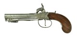 British Boxlock Pistol by Smith with Spring Bayonet (AH5255) - 7 of 8