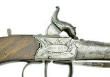 British Boxlock Pistol by Smith with Spring Bayonet (AH5255) - 1 of 8