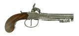 British Boxlock Pistol by Smith with Spring Bayonet (AH5255) - 2 of 8