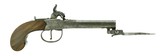 British Boxlock Pistol by Smith with Spring Bayonet (AH5255) - 8 of 8