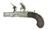 British Boxlock Flintlock Folding Trigger Muff Pistol (AH5258) - 4 of 4