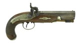 British Derringer Style .50 Caliber Pistol by Hollis. (AH5308) - 1 of 8