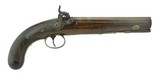 "Large British Percussion Pistol Marked W Richards (AH5311)" - 1 of 6