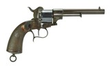 "Lefaucheux Model 1854 Pattern Pinfire Revolver (AH5296)" - 8 of 10