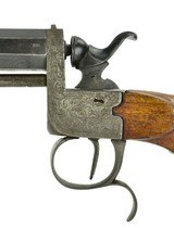 Interesting Belgian Single Shot Percussion Pistol (AH5299) - 2 of 7