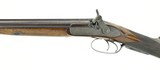 "Rare Joseph Manton Tube Lock and Elevation Patent Side by Side 20 Bore Shotgun" - 3 of 14