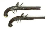 Pair of British Flintlock Pistols (AH5318) - 3 of 4