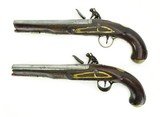Pair of British Flintlock Pistols (AH5318) - 1 of 4