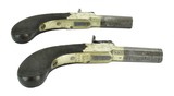 "British Pair of Small Muff Pistols (AH5320)" - 3 of 19