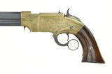 "Factory Engraved Volcanic Large Frame Navy Pistol (W10366)" - 2 of 11