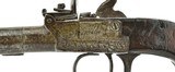 British Flintlock Muff Pistol by Segallas. (AH5342) - 3 of 4