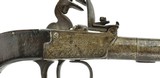 British Flintlock Muff Pistol by Segallas. (AH5342) - 4 of 4