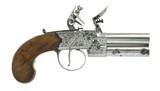British Flintlock Tap Action Pistol by Gass (AH5349) - 1 of 4