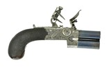 Very Fine Saimons & Gough Flintlock Tap Action Pistol (AH5334) - 5 of 6