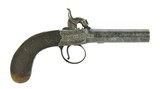 "British Box Lock Muff Pistol (AH5335)" - 1 of 4