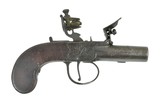 British Flintlock Muff Pistol by Atherton (AH5336) - 1 of 3