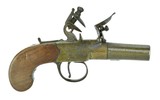 British Flintlock Muff Pistol by Cooper (AH5340) - 1 of 3