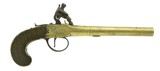 "Pair of British Brass Barrel Pistols Converted from Flintlocks. (AH5391)" - 8 of 9