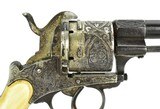 "Engraved Belgian Pinfire Revolver (AH5402)" - 7 of 8
