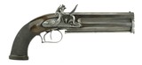 "English Flintlock Howdah Pistol by Lacy & Co (AH5430)" - 1 of 8