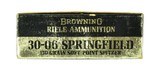 "Vintage Browning .30-06 Caliber Ammunition (MIS1267)" - 1 of 2