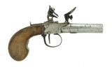 Belgian Flintlock Muff Pistol (AH5446) - 1 of 4