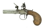 Belgian Flintlock Muff Pistol (AH5446) - 4 of 4