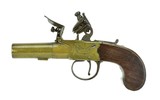 British Flintlock Muff Pistol by Cooper (AH5490) - 1 of 3
