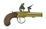 British Flintlock Muff Pistol by Cooper (AH5490) - 2 of 3