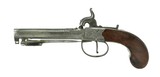 British Percussion Muff Pistol with Folding Bayonet (AH5494) - 1 of 4