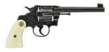 "Factory Engraved Colt Officers Model Target .38 Special (C16131)" - 1 of 6