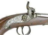 British Single Shot Percussion Pistol by R.S. Clark (AH5545)- 5 of 6