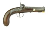 British Single Shot Percussion Pistol by R.S. Clark (AH5545)- 3 of 6