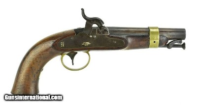 "U.S. Model 1842 Navy Boxlock Percussion Pistol .54 Caliber (AH5546)"