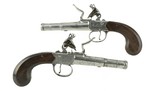"Cased Pair of Flintlock Pistols by Richards (AH5590)" - 6 of 9